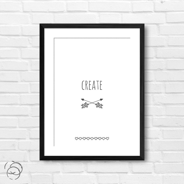 Minimalist Boho Nursery Create Print