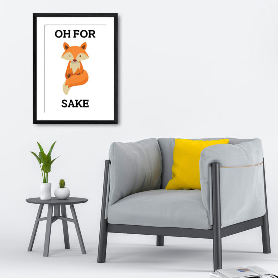 Oh For Fox Sake Print - Image 4