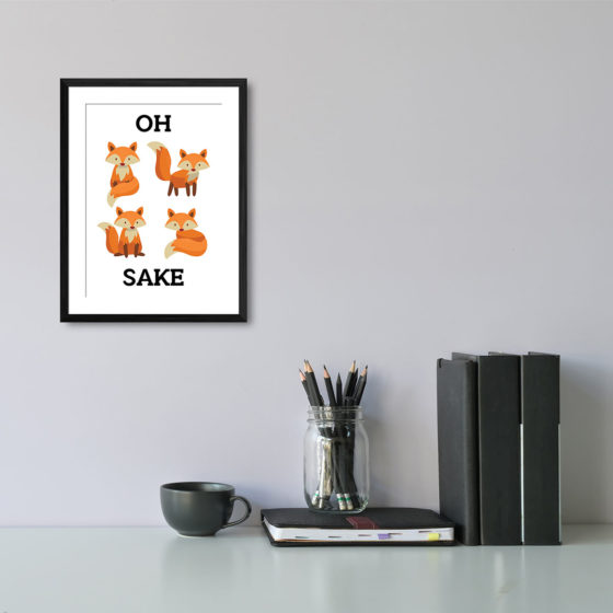 Oh Four Fox Sake Print - Image 2