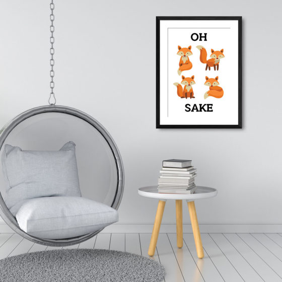 Oh Four Fox Sake Print - Image 3