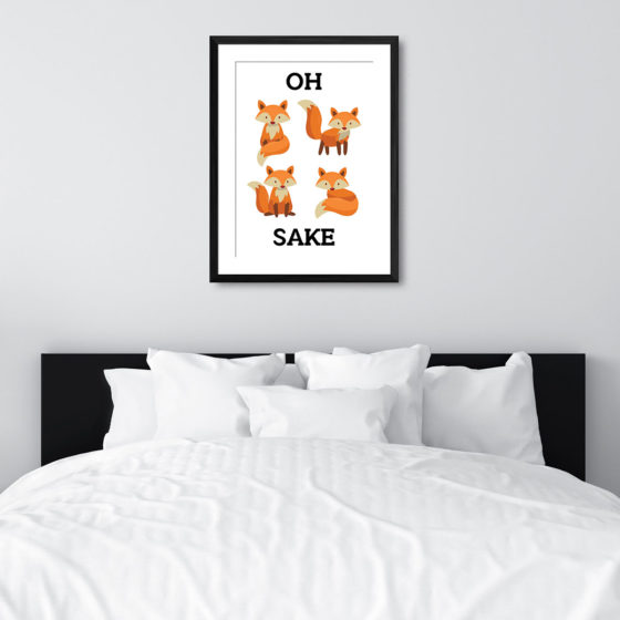 Oh Four Fox Sake Print - Image 6
