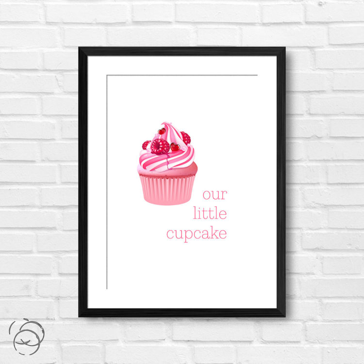 Our Little Cupcake Print