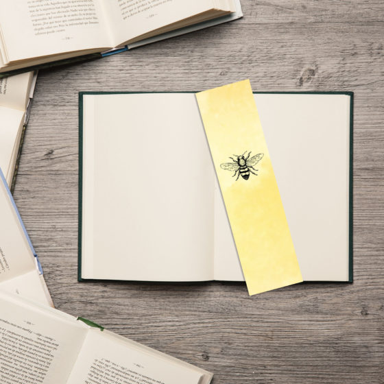 Pastel Yellow Honey Bee Bookmark - Image 2