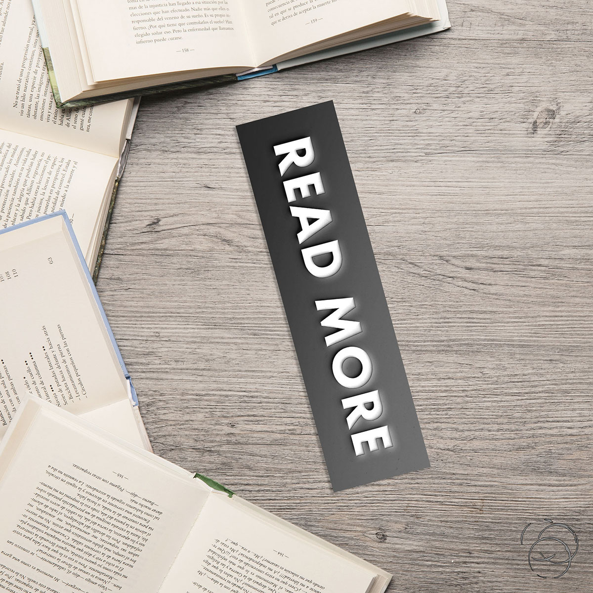 Read More Cutout Bookmark