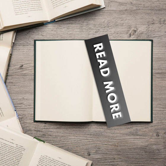 Read More Cutout Bookmark - Image 2