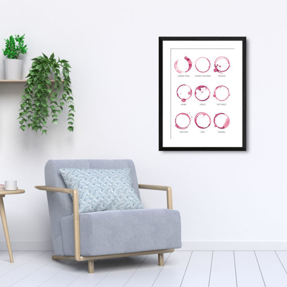 Red Wine Ring Stain And Name Print - Image 5