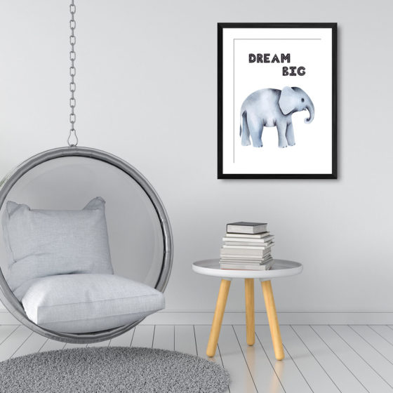 Safari Animal Elephant Dream Big Print - Image 3