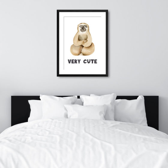 Safari Animal Sloth Very Cute Print - Image 6