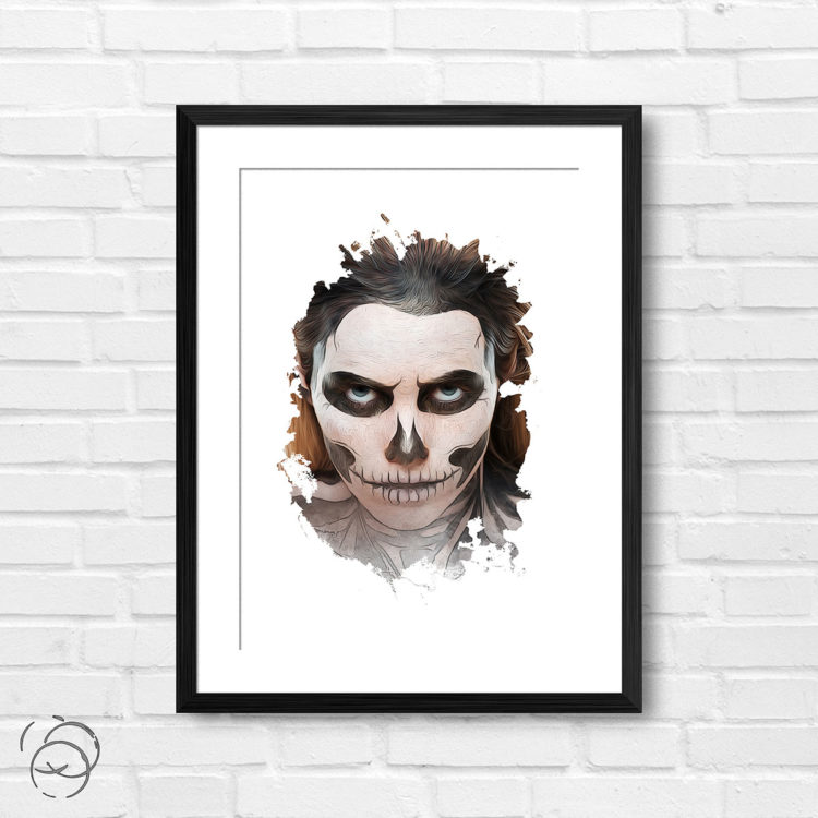 Scary Face Of Terror Print