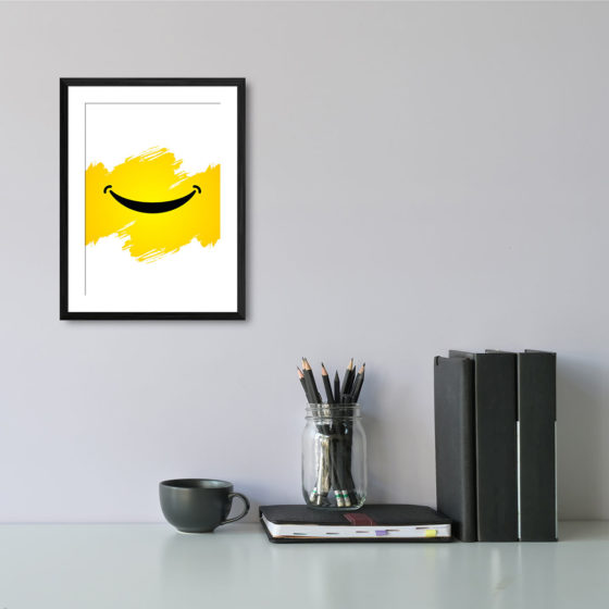 Smile Smiley Face Print - Image 2