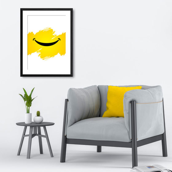 Smile Smiley Face Print - Image 4
