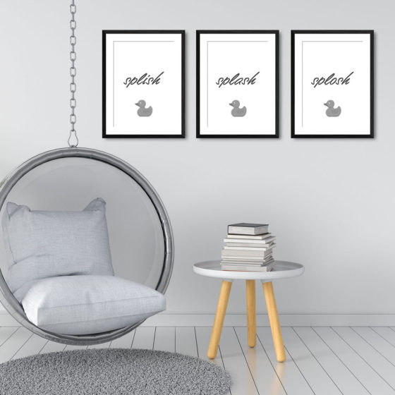 Splish Splash Splosh Trio Prints - Image 3