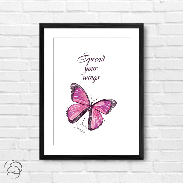 Spread Your Wings Butterfly Print