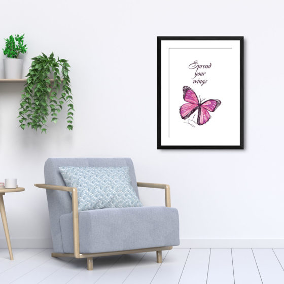 Spread Your Wings Butterfly Print - Image 5