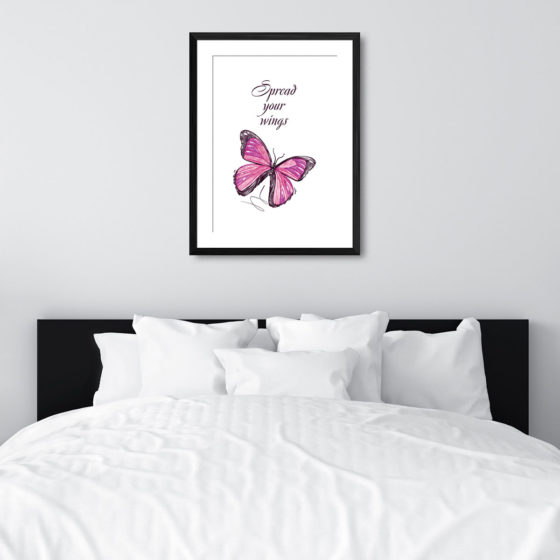 Spread Your Wings Butterfly Print - Image 6