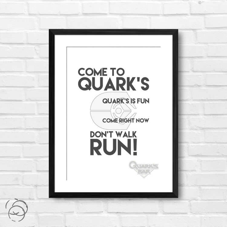 Star Trek Come To Quarks Print