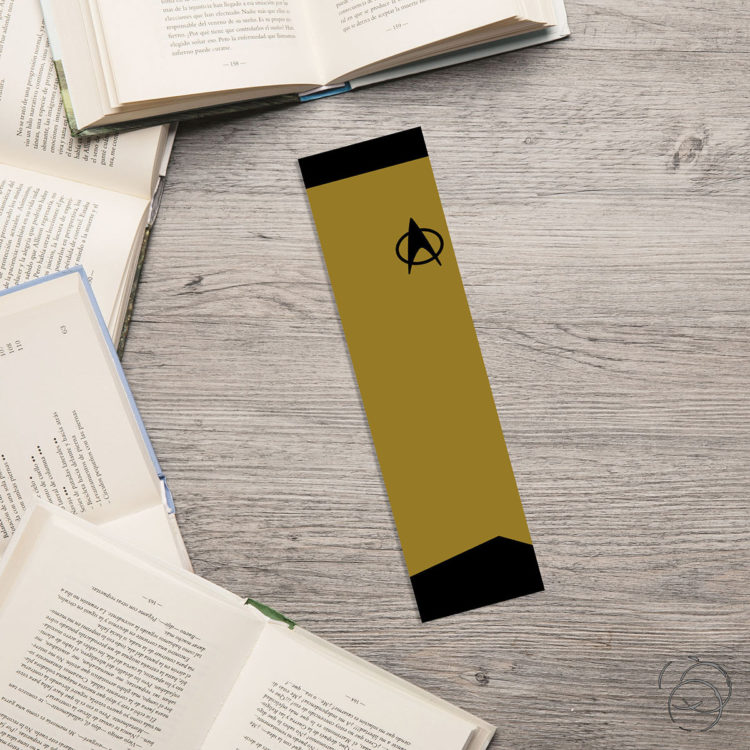 Star Trek Minimalist Gold Operations Uniform Bookmark