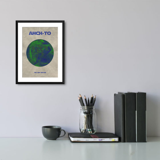 Star Wars Planet Ahch-To Print - Image 2