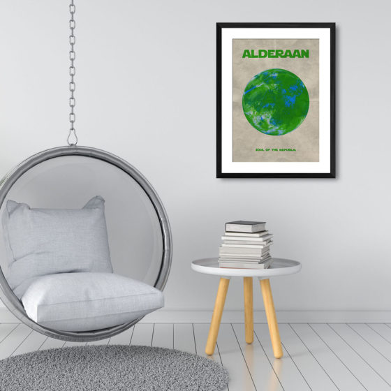 Star Wars Planet Alderaan Print - Image 3