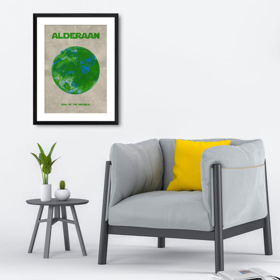 Star Wars Planet Alderaan Print - Image 4