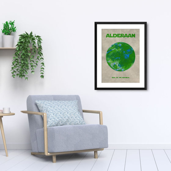 Star Wars Planet Alderaan Print - Image 5