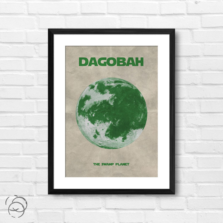 Star Wars Planet Dagobah Print