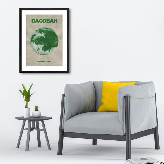 Star Wars Planet Dagobah Print - Image 4
