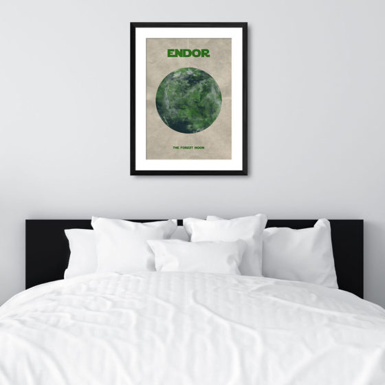 Star Wars Planet Endor Print - Image 6