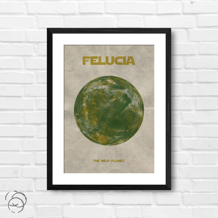 Star Wars Planet Felucia Print
