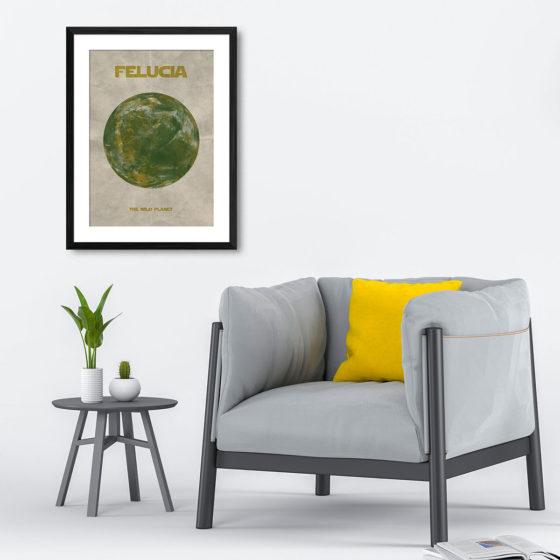 Star Wars Planet Felucia Print - Image 4