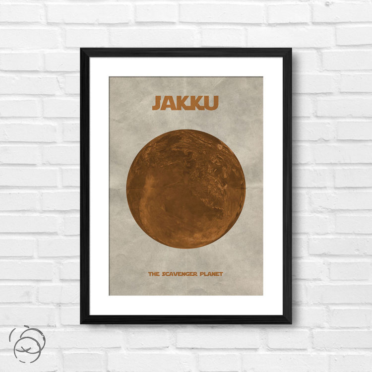 Star Wars Planet Jakku Print