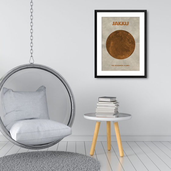 Star Wars Planet Jakku Print - Image 3