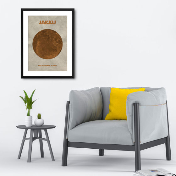 Star Wars Planet Jakku Print - Image 4