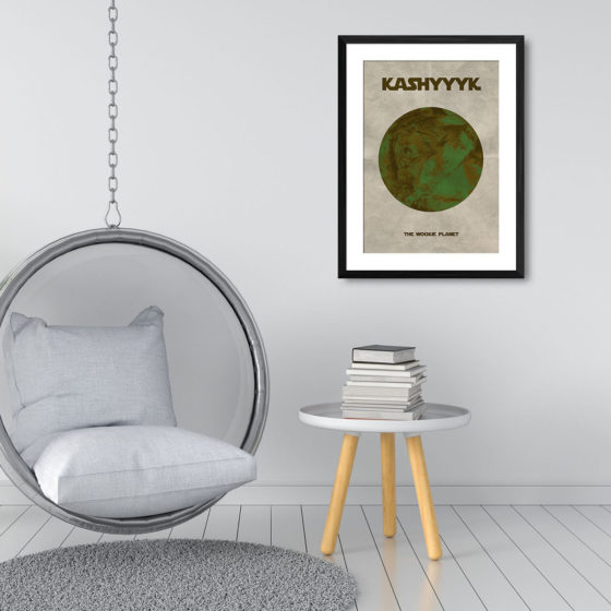 Star Wars Planet Kashyyyk Print - Image 3