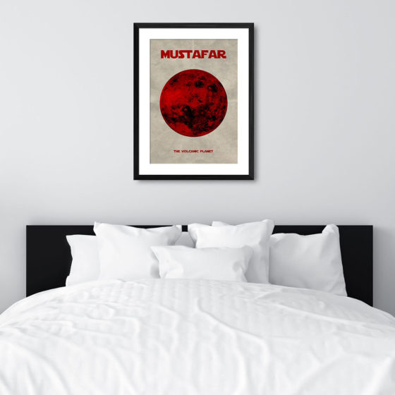 Star Wars Planet Mustafar Print - Image 6