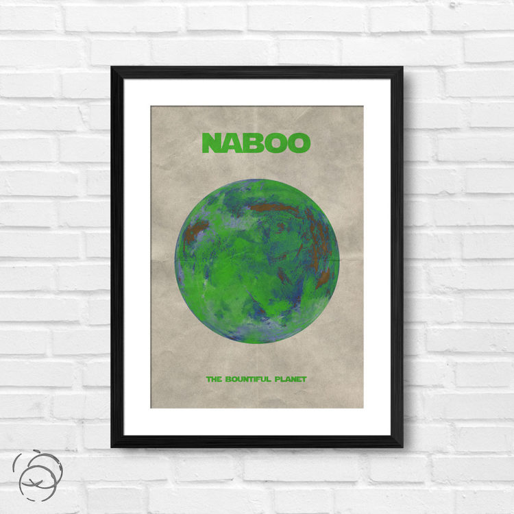 Star Wars Planet Naboo Print