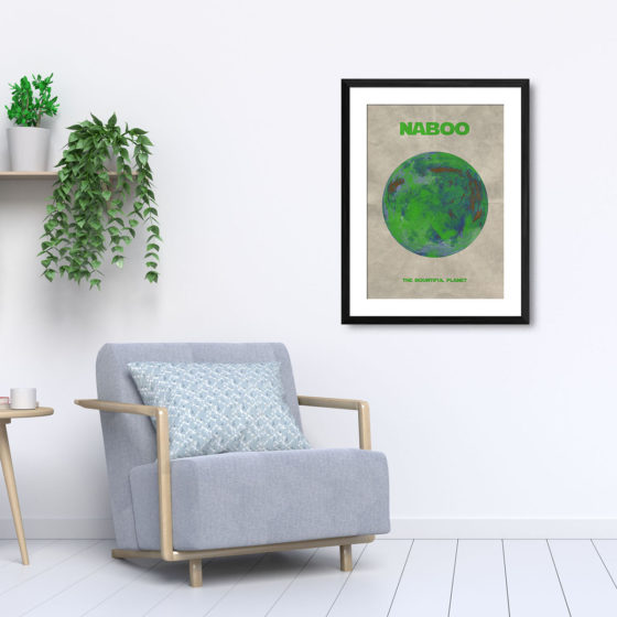 Star Wars Planet Naboo Print - Image 5