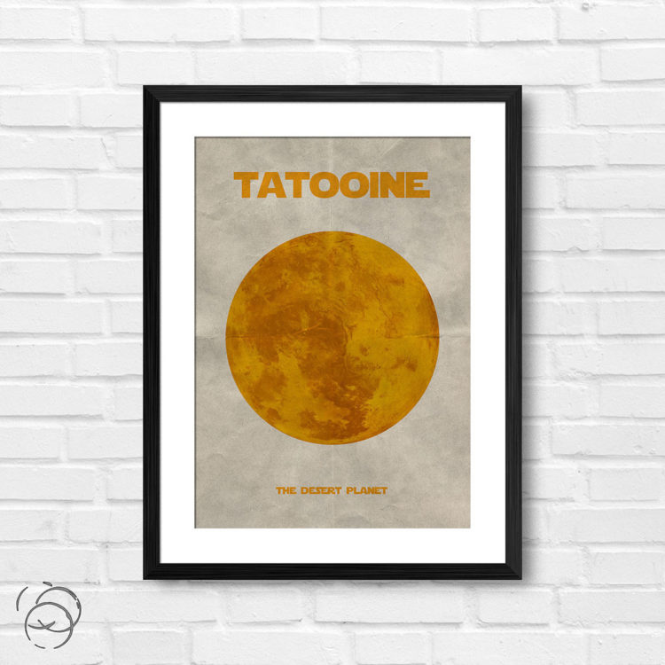 Star Wars Planet Tatooine Print