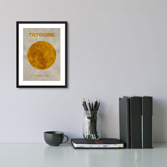 Star Wars Planet Tatooine Print - Image 2