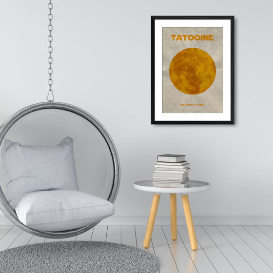 Star Wars Planet Tatooine Print - Image 3