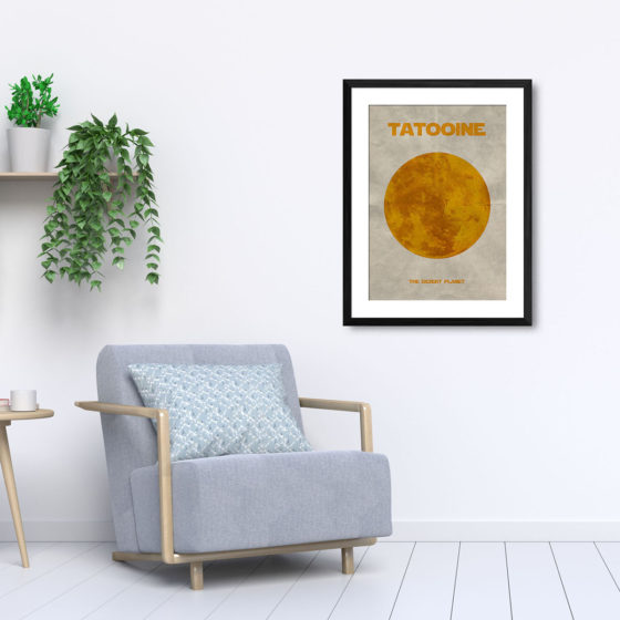 Star Wars Planet Tatooine Print - Image 5