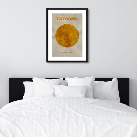 Star Wars Planet Tatooine Print - Image 6