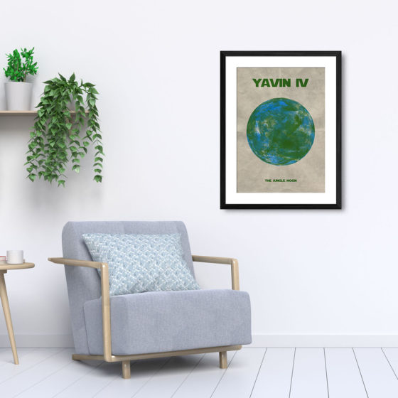 Star Wars Planet Yavin IV Print - Image 5