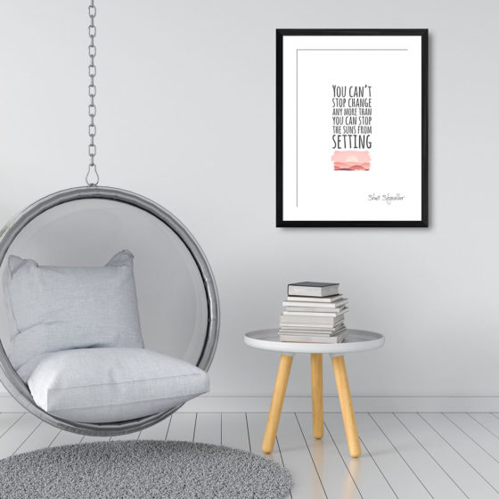 Star Wars You Can't Stop Change Quote Shmi Skywalker Print - Image 3