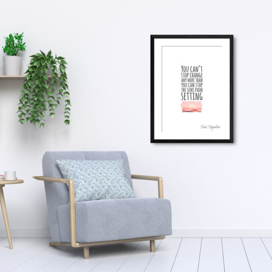 Star Wars You Can't Stop Change Quote Shmi Skywalker Print - Image 5