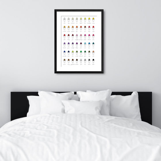 Swirly Ice Cream Float Print - Image 6