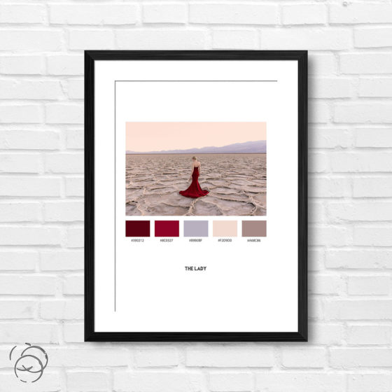 The Lady Palette Print