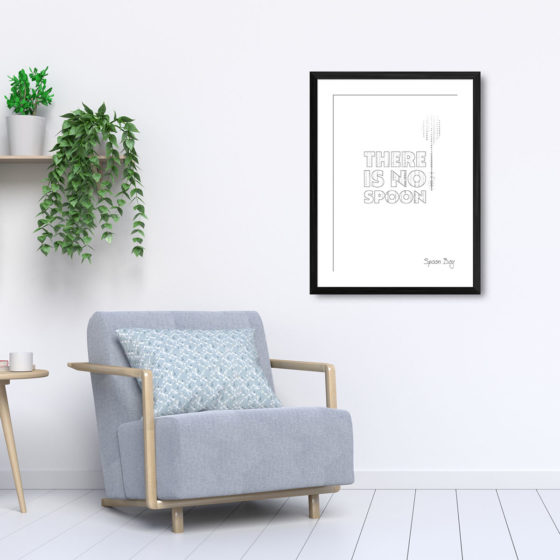 The Matrix There Is No Spoon Quote Spoon Boy Print - Image 5