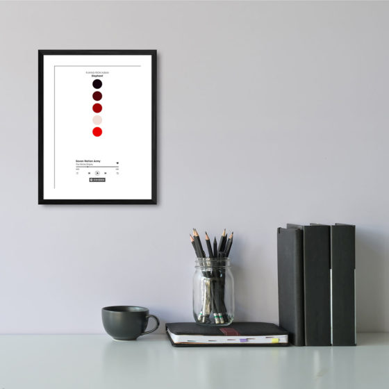 The White Stripes Elephant Seven Nation Army Spotify Track Print - Image 2