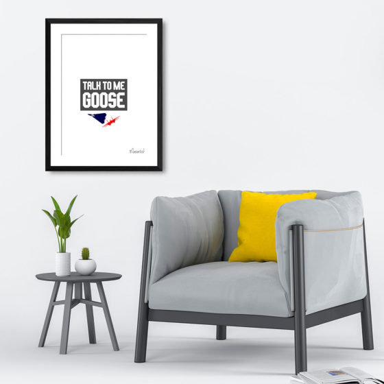 Top Gun Talk To Me Goose Quote Maverick Print - Image 4